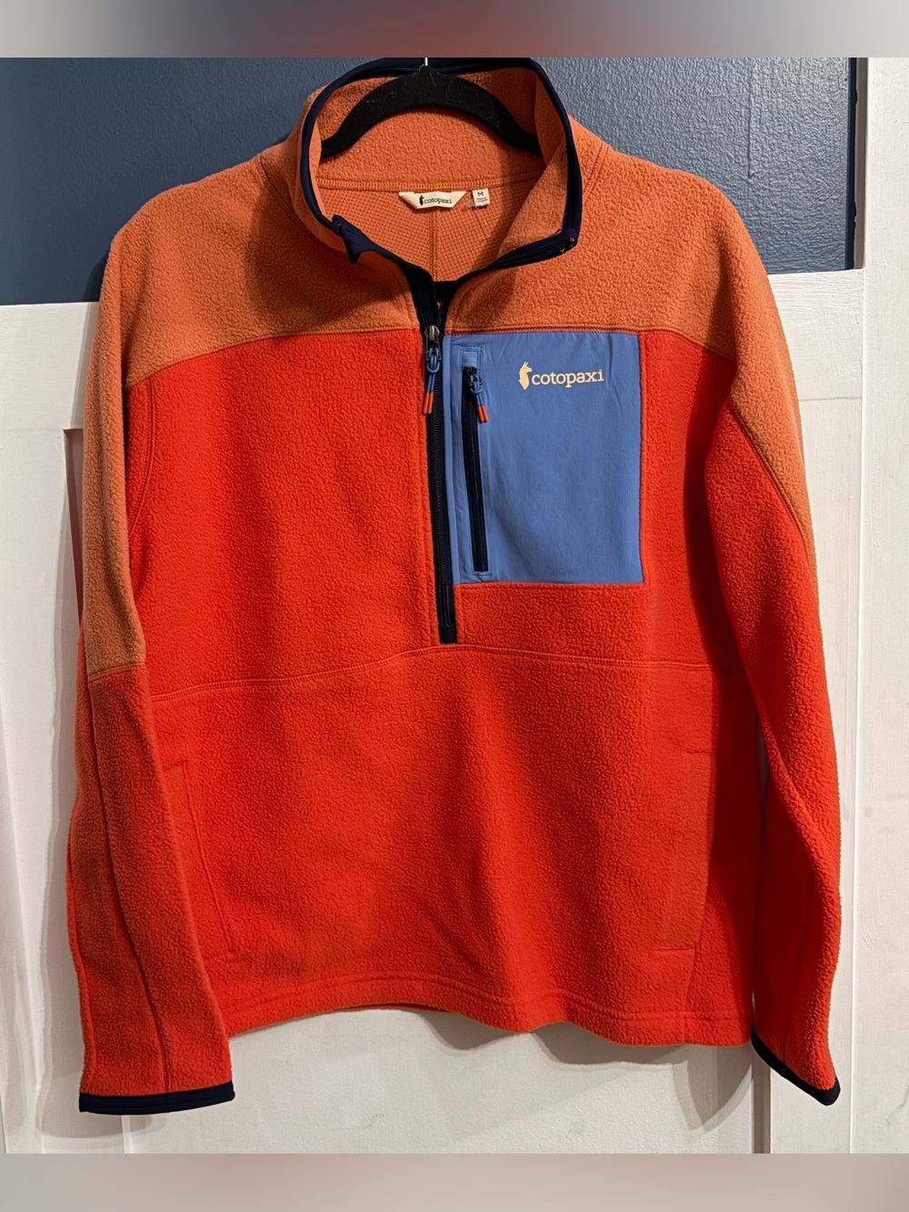 Cotopaxi Women's Abrazo Half-Zip Fleece Jacket Nectar/Canyon Size Medium NWOT
